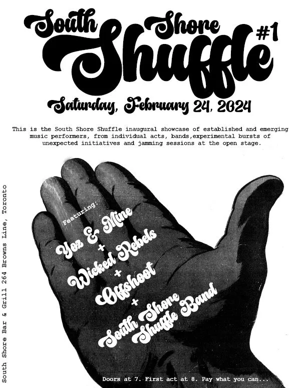 A screenshot of South Shore Shuffle flyer